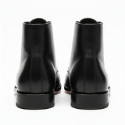Men's Oxford Ankle Boots in Brogue Leather - back-view