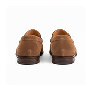 back-view - Men's Suede & Leather Casual Loafers