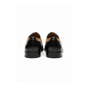 back-view - Men's Two-Tone Cowhide & Suede Brogue Oxford Dress Shoes