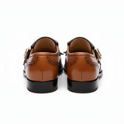 back-view - Men's Two-tone Leather Dress Shoes