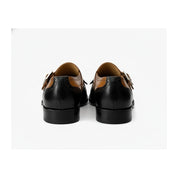 Men's Two-Tone Leather Dress Shoes - back-view