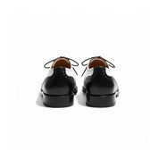 back-view - Men's Two Tone Leather Wingtip Dress Shoes