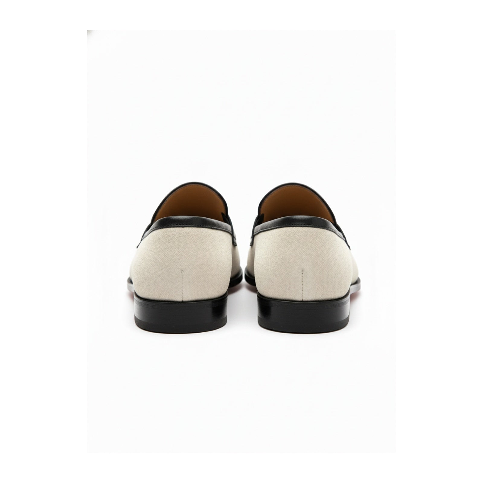 Men's Two-Tone Suede Loafers - back-view
