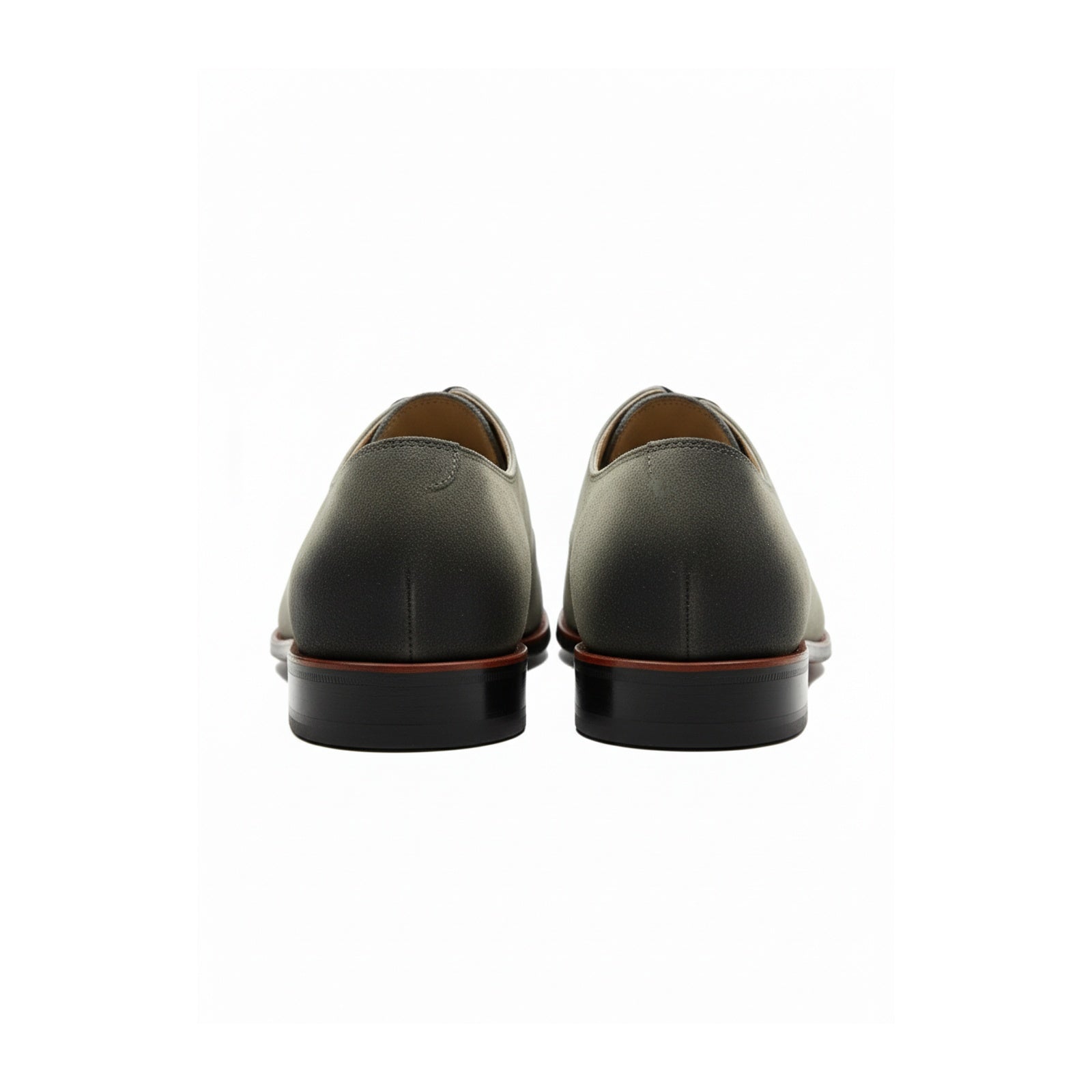 back-view - Men's Two-Tone Suede Wingtip Dress Shoes