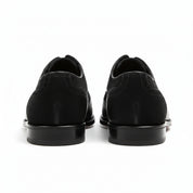 Men's Two-Tone Wingtip Leather Dress Shoes - back-view