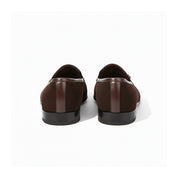 back-view - Suede Slip-On Loafers