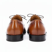 back-view - Tan Brown Brogue Formal Shoes