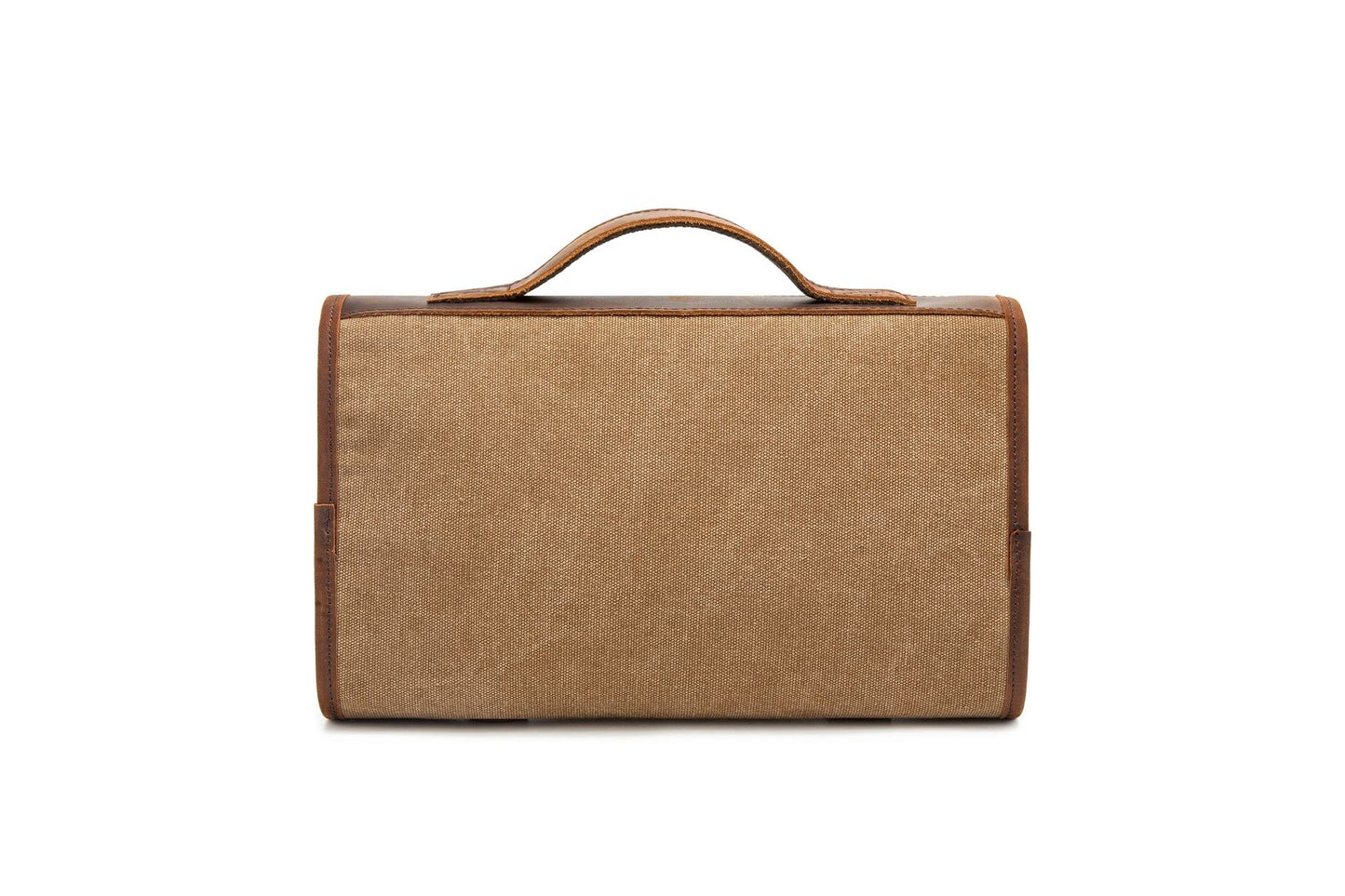 Canvas Leather Classic Hanging Toiletry Bag