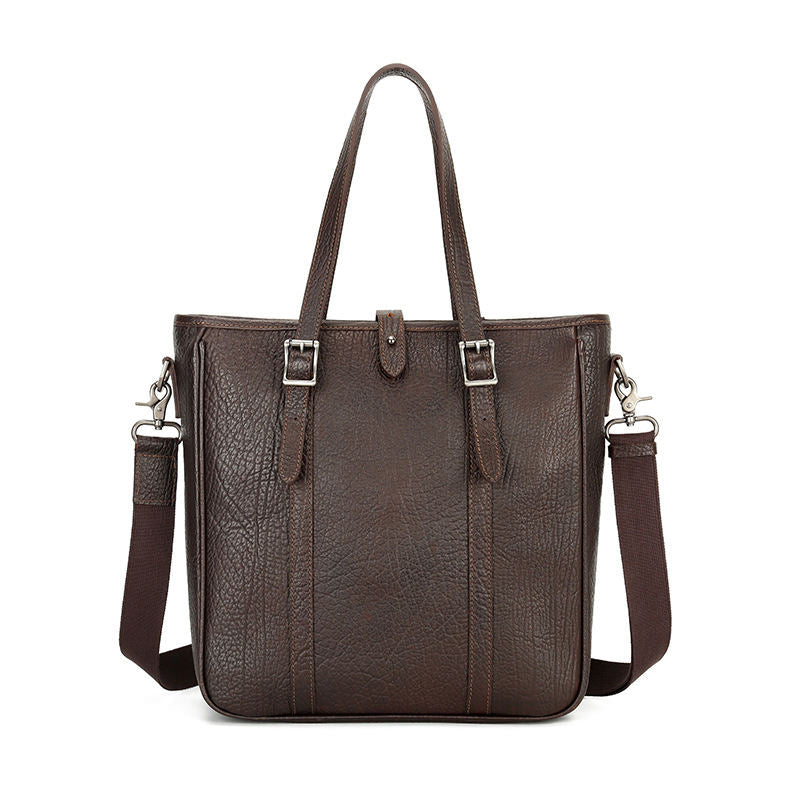 Classic Leather Tote Bag for Men