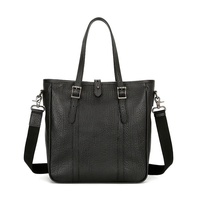 Classic Leather Tote Bag for Men