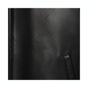 close-up-leather - Men's Leather Jacket, Classic Leather Jacket, Minimalist Leather Jacket, Black Leather Jacket