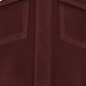 close-up-leather - Men's Trucker Suede Jacket, Suede Jacket for Men, Burgundy Suede Trucker Jacket