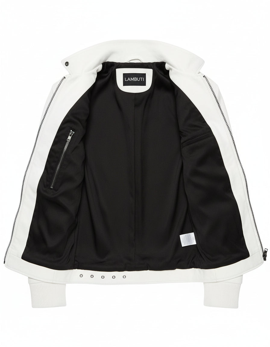 close-up-lining - Men Fashion Leather Jacket, Mens Genuine Leather Jacket, Jackets