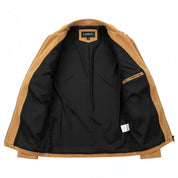 close-up-lining - Men's Suede Leather Fringes Jacket Cowboy, Suede Leather Cowboy Jacket for Men