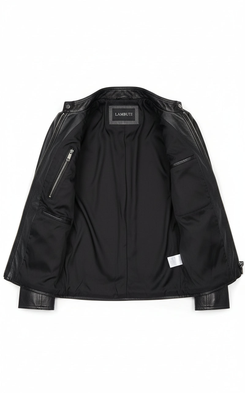 close-up-lining - Women's Moto Leather Jacket, Women's Motorcycle Jacket, Women's Biker Jacket, Women's Leather Jacket