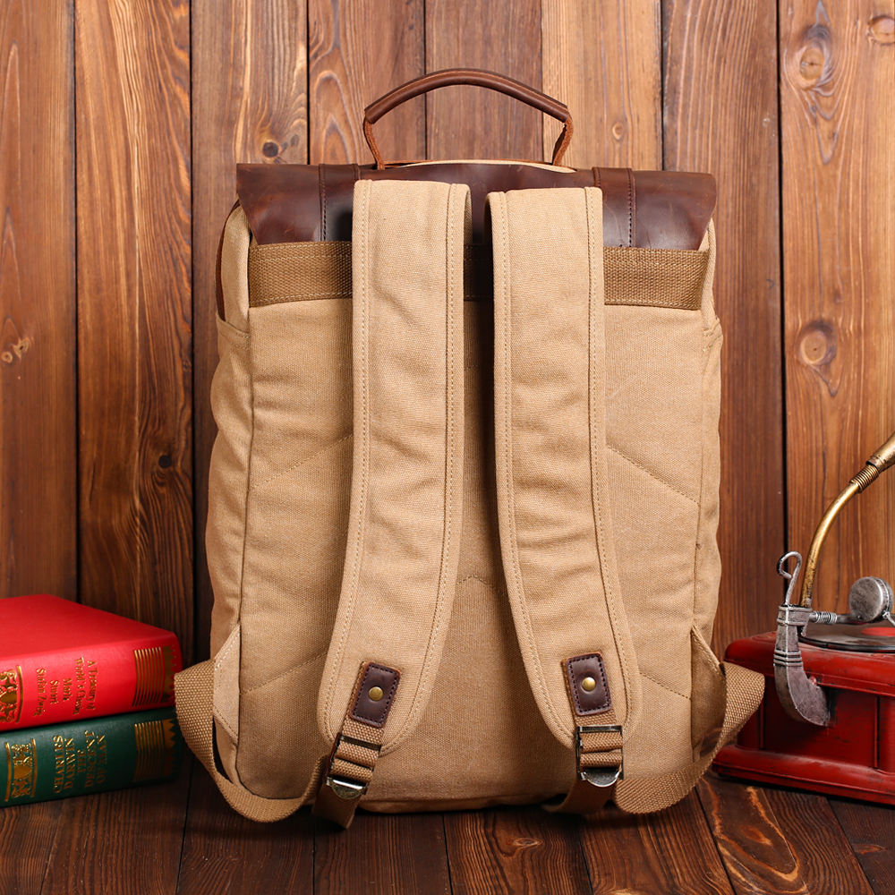 Durable Canvas Retro Backpack Travel Bag