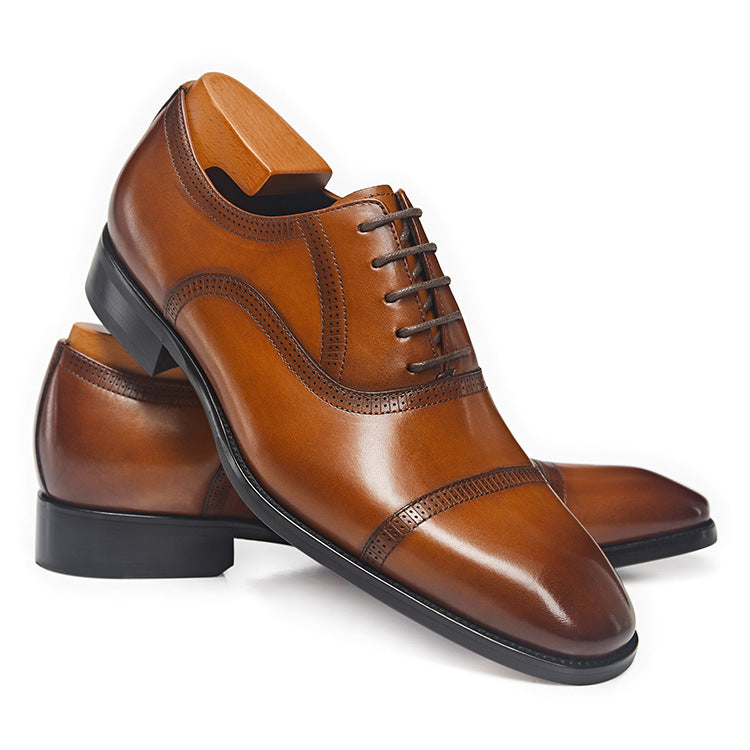 Handmade Men's Leather Oxford Dress Shoes