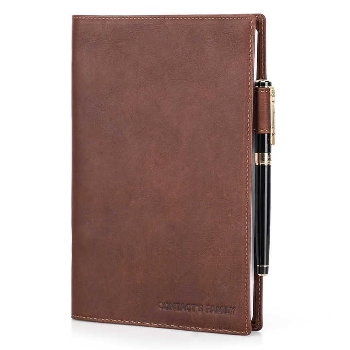 Elegant Leather Notebook cover with Pen Loop