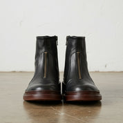 front-view - Men's Ankle Boots, Leather Ankle Boots, Casual Leather Boots