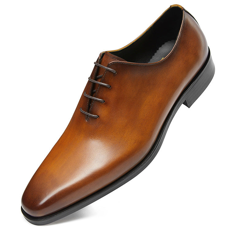 Handcrafted Men Geniune Leather Oxford Dress Shoes