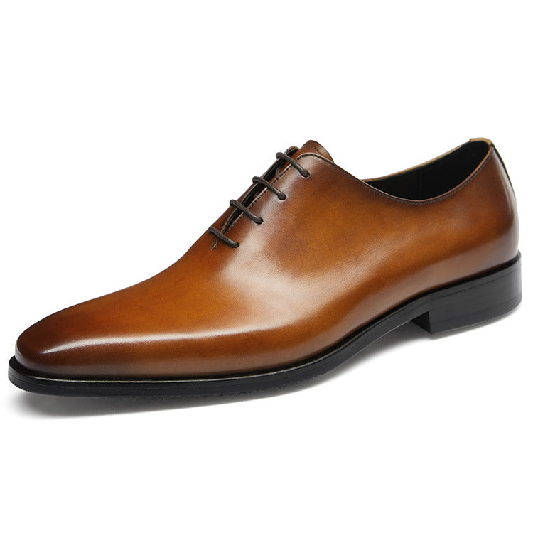 Handcrafted Men Geniune Leather Oxford Dress Shoes