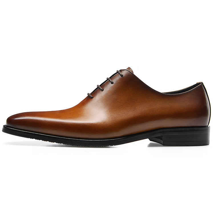 Handcrafted Men Geniune Leather Oxford Dress Shoes