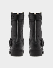 Handcrafted Genuine Leather Women's Moto Boots - Image 3