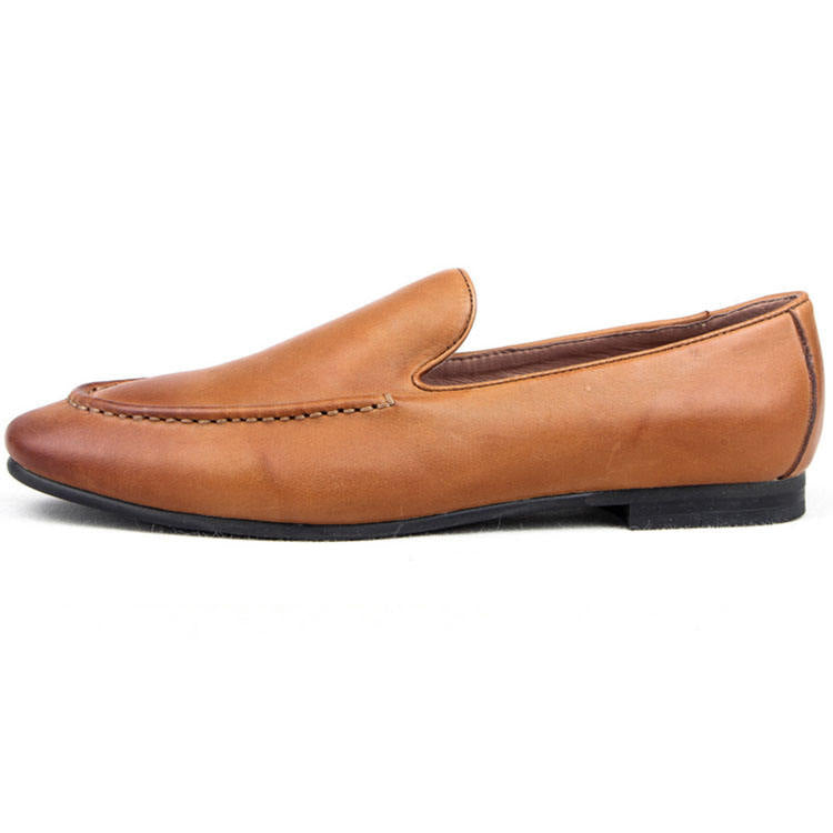 Handcrafted Men's Cow Premium Leather Slip-On Loafers