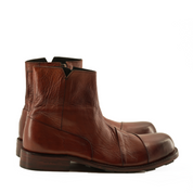 Handcrafted Full-grain Leather Cap-toe Men's Casual Boots - Image 2