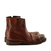Handcrafted Full-grain Leather Cap-toe Men's Casual Boots - Image 6