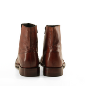 Handcrafted Full-grain Leather Cap-toe Men's Casual Boots - Image 4