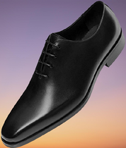 Handcrafted Black Leather Formal Dress Shoes for Men