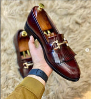 Men's Brown Leather Loafers