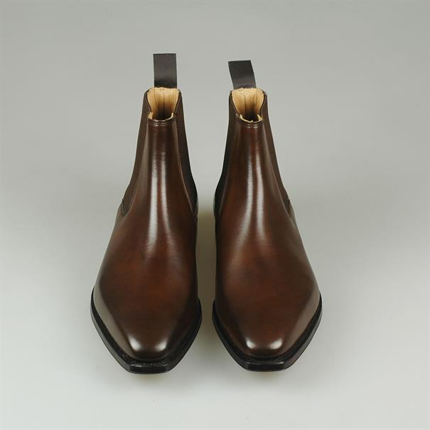 Men's Brown Leather Chelsea Boots | Ankle Office Boots - Image 2