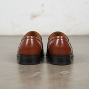 Handmade Men Brown Tassels Shoes, Brown Moccasins Shoes, Shoes For Mens - back-view