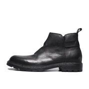 Men's Rugged Chelsea Boots in Handmade Cow Leather