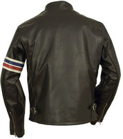 Handmade Men Jacket, Easy Rider Motorcycle Leather Jacket