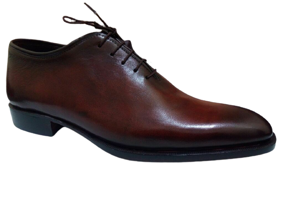 Handmade Men maroon Leather Oxfords dress shoes, Men leather formal shoes