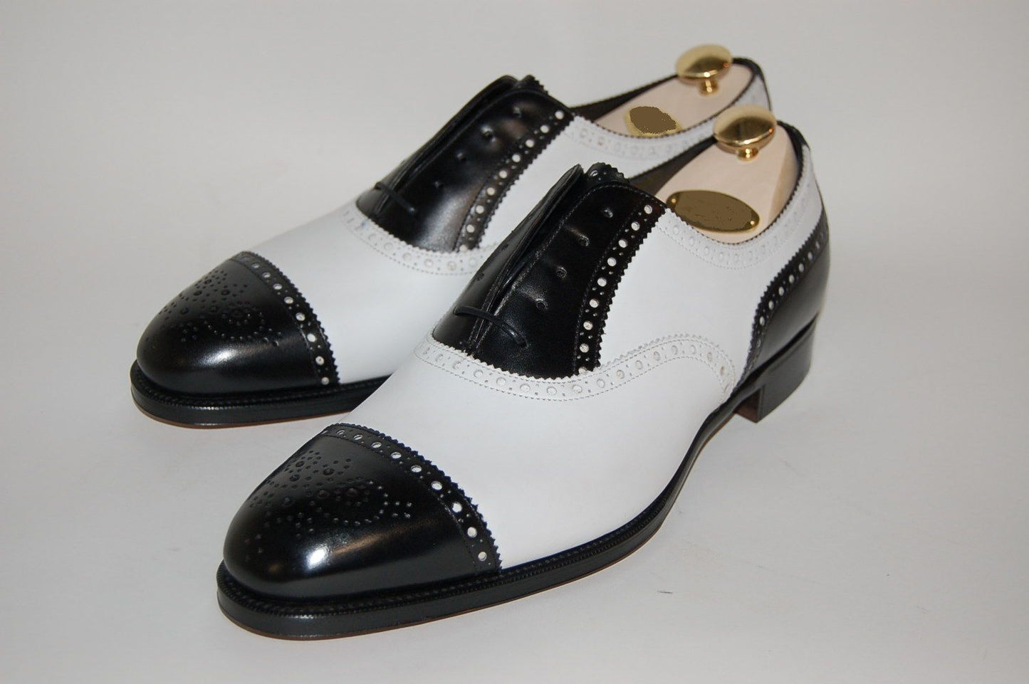 Handmade Men Spectator Shoes, Two Tone Shoes, Formal Shoes