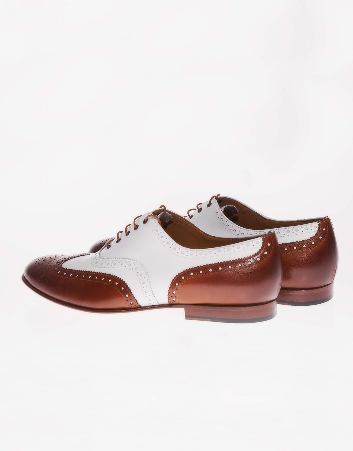 Handmade Men Spectator Shoes, Two Tone Shoes, Wingtip Casino Brogue Shoes