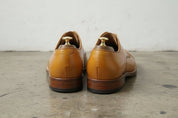 Handmade Men Tan Color Oxford Brogue Formal Shoes, Dress Shoes Shoe