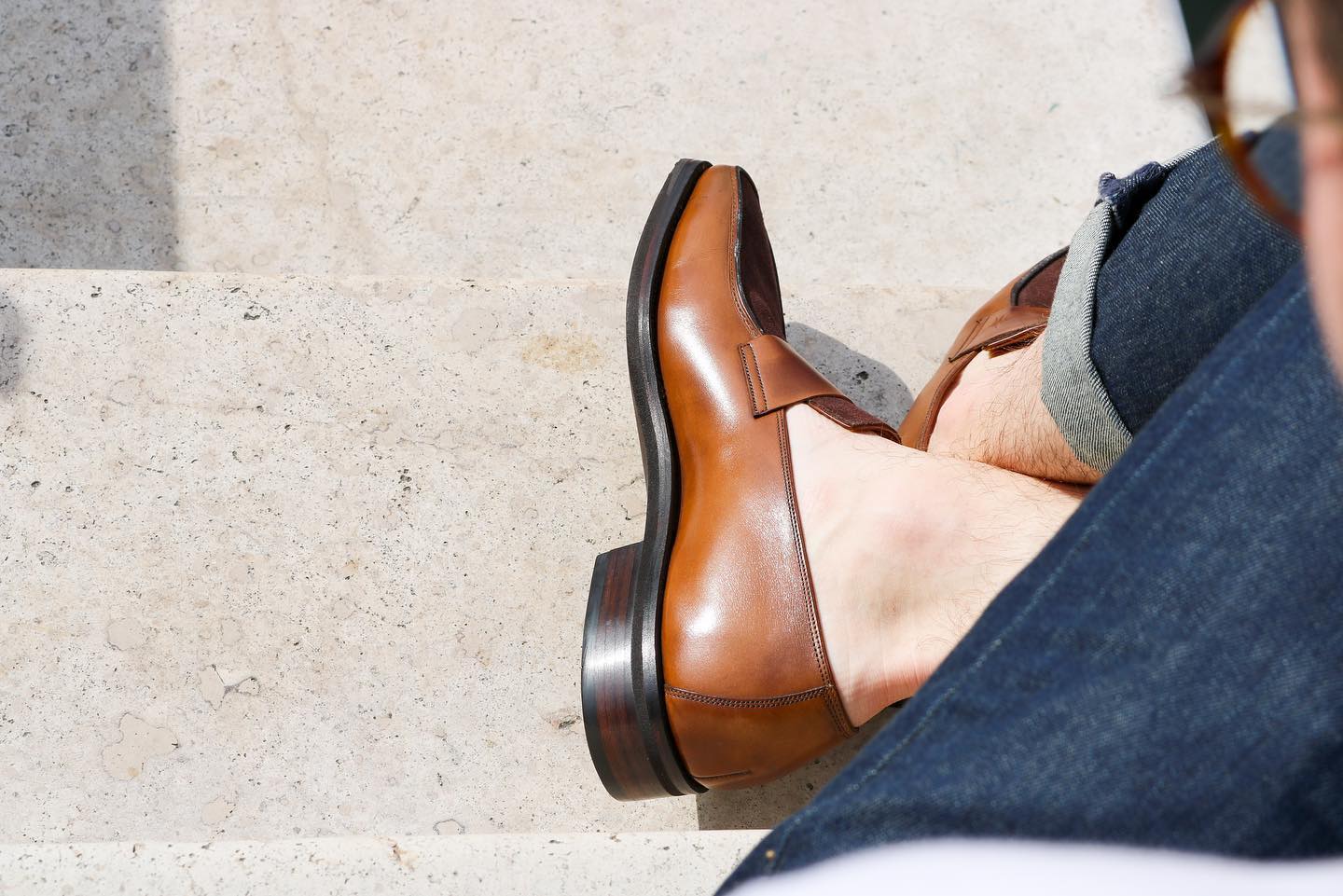 Handmade Men two tone leather moccasins, Men suede and leather Penny Loafer