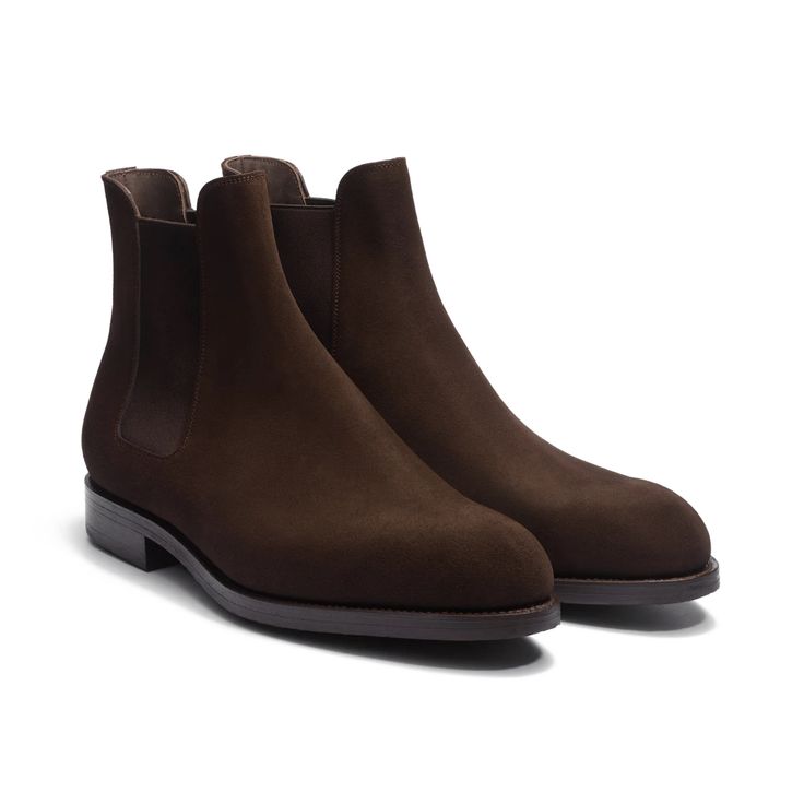 Handmade Suede Chelsea Ankle Boots