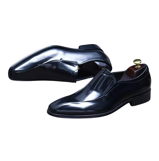 Handmade Men's Calf Leather Loafer Dress Shoes