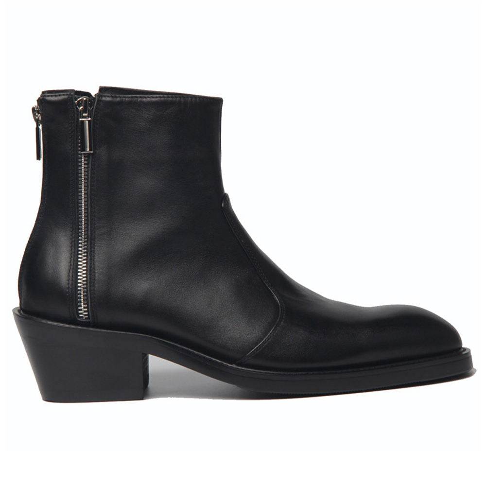Handmade Men's Cow Leaher Suede Chelsea Boot - Image 4