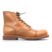 Men's Handmade Cow Leather Lace-up Ankle Boots - Image 2