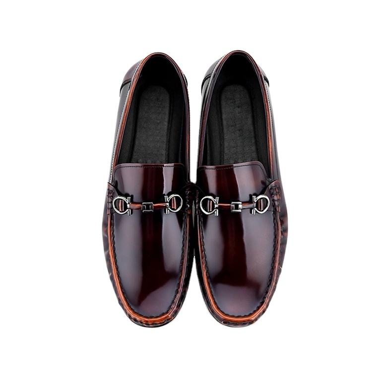 Handmade Men's Cow Leather Bit Loafers