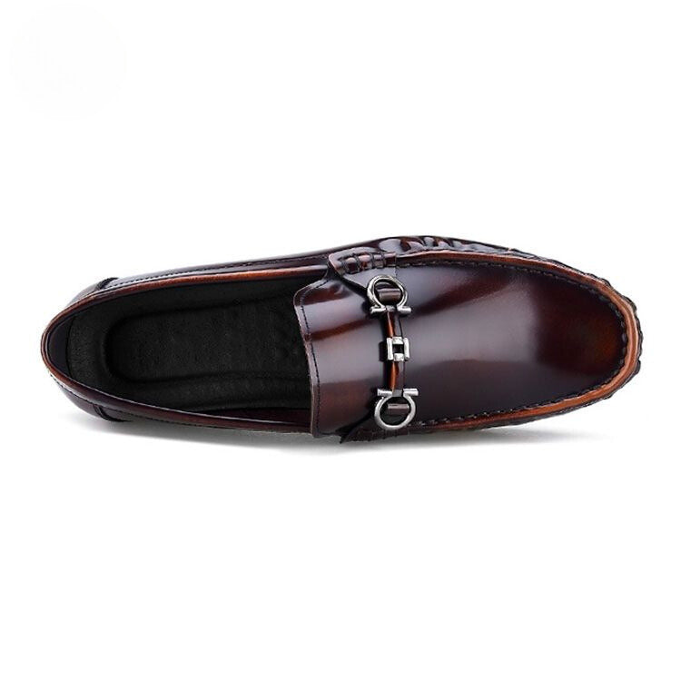 Handmade Men's Cow Leather Bit Loafers