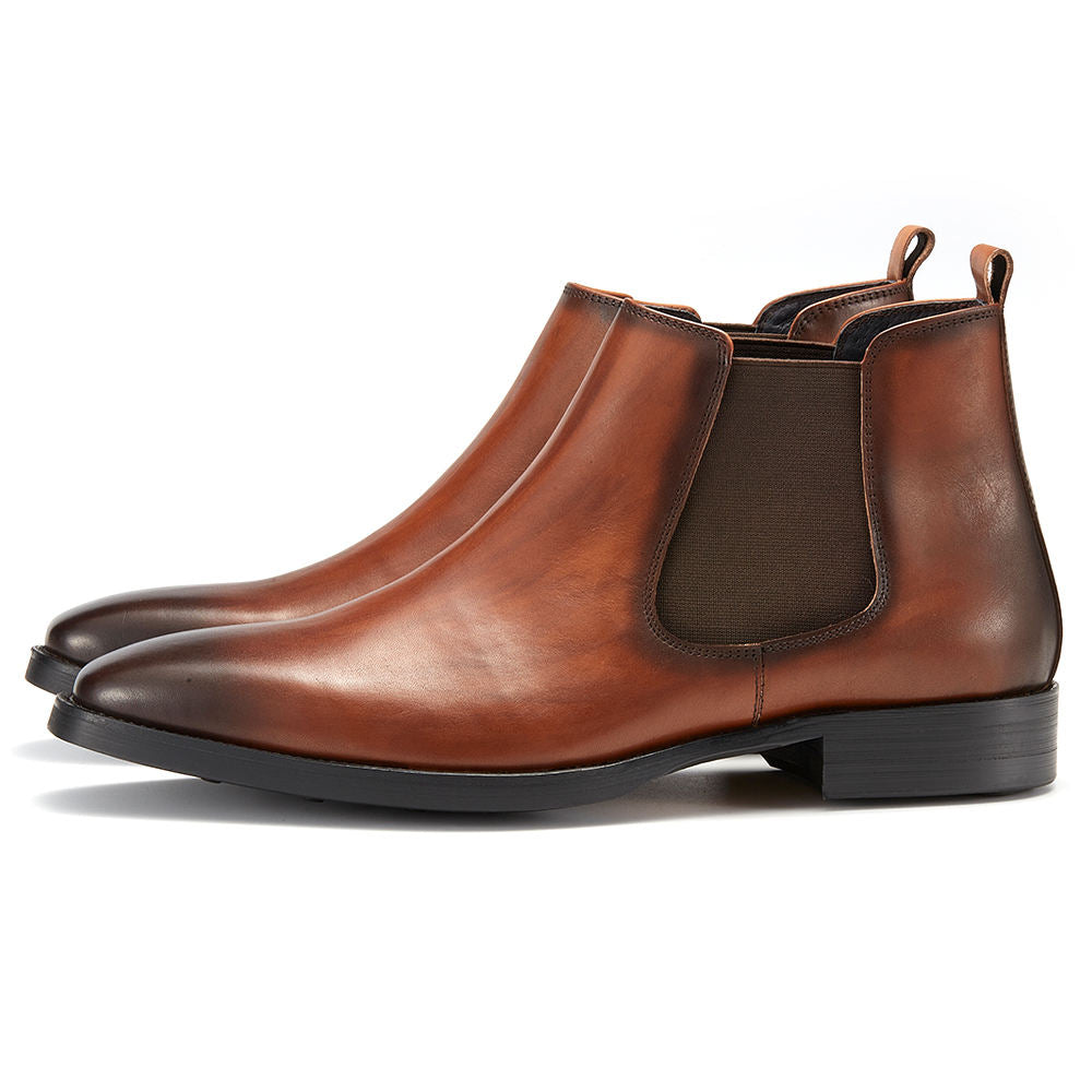 Men's Handmade Cow Leather Chelsea Boots - Image 2