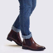Men's Handmade Cow Leather Chelsea Boots - Image 5